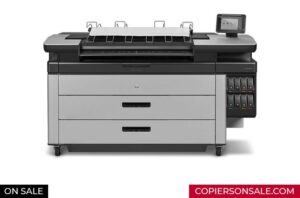 HP PageWide XL 5100 Printer with High-capacity Stacker