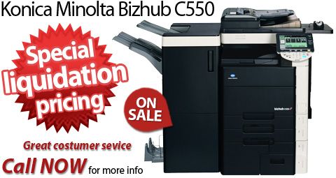 Bizhub C550 FOR SALE - Buy The Konica Minolta Bizhub C550 At Low Price